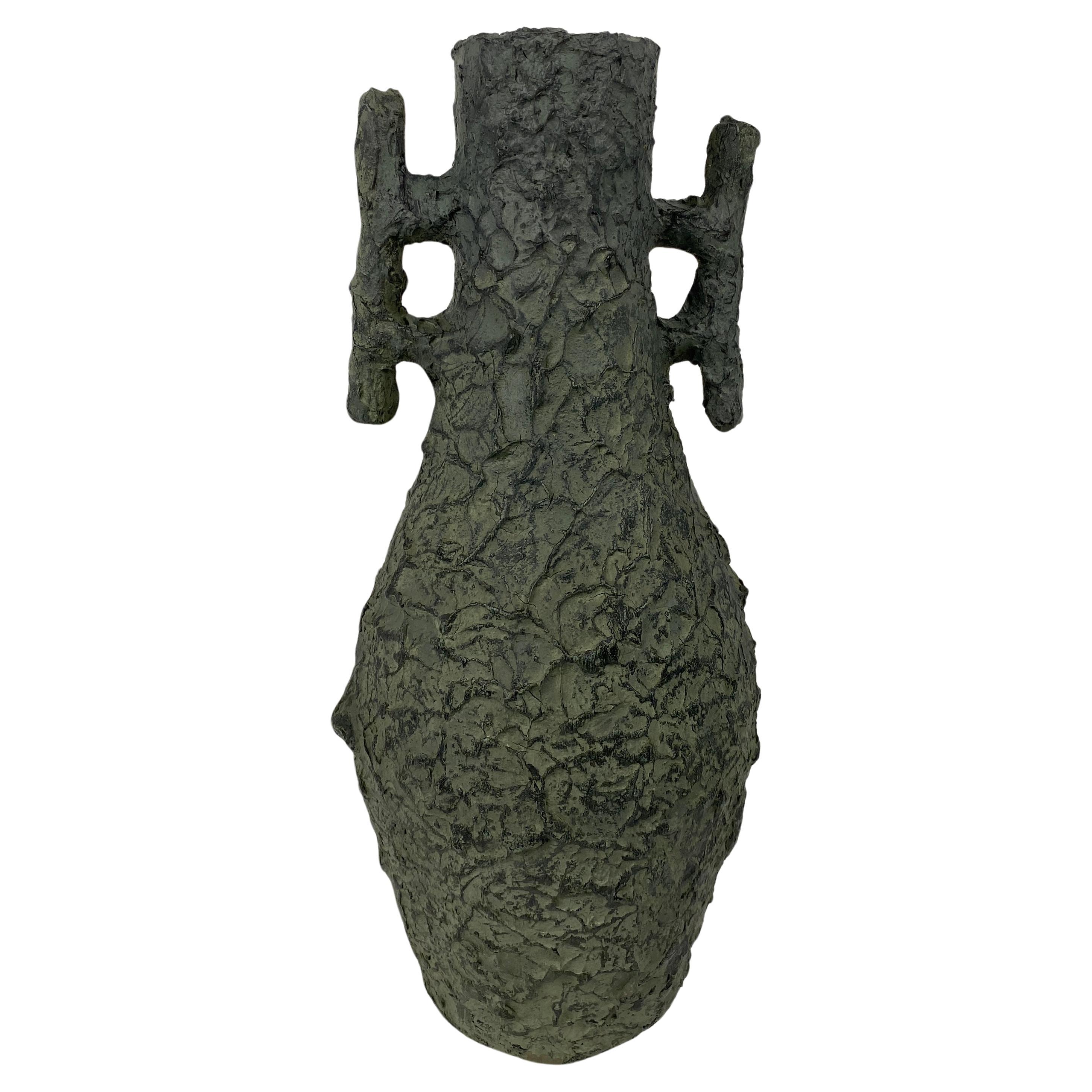 Vallauris Glazed Ceramic Vase