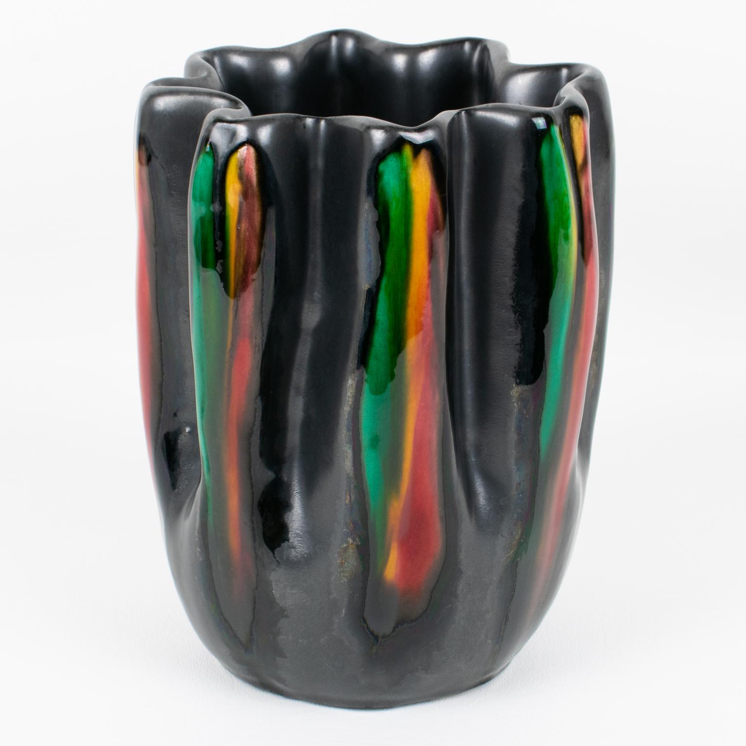 Mid-Century moderno Vaso in ceramica di Vallauris AM, Francia, circa 1950 in vendita