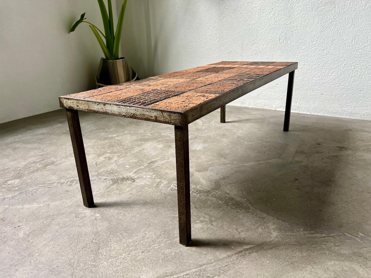 Vallauris rare coffee table, France, 1960 en vente 8