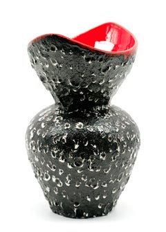 Vallauris Stoneware Vase, Midcentury Design, France, 1950s