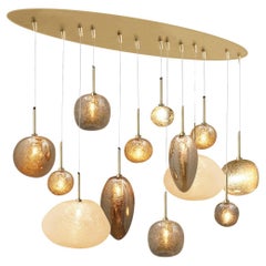 Vallons Obscurs Mouth-Blown Glass Pendant Light