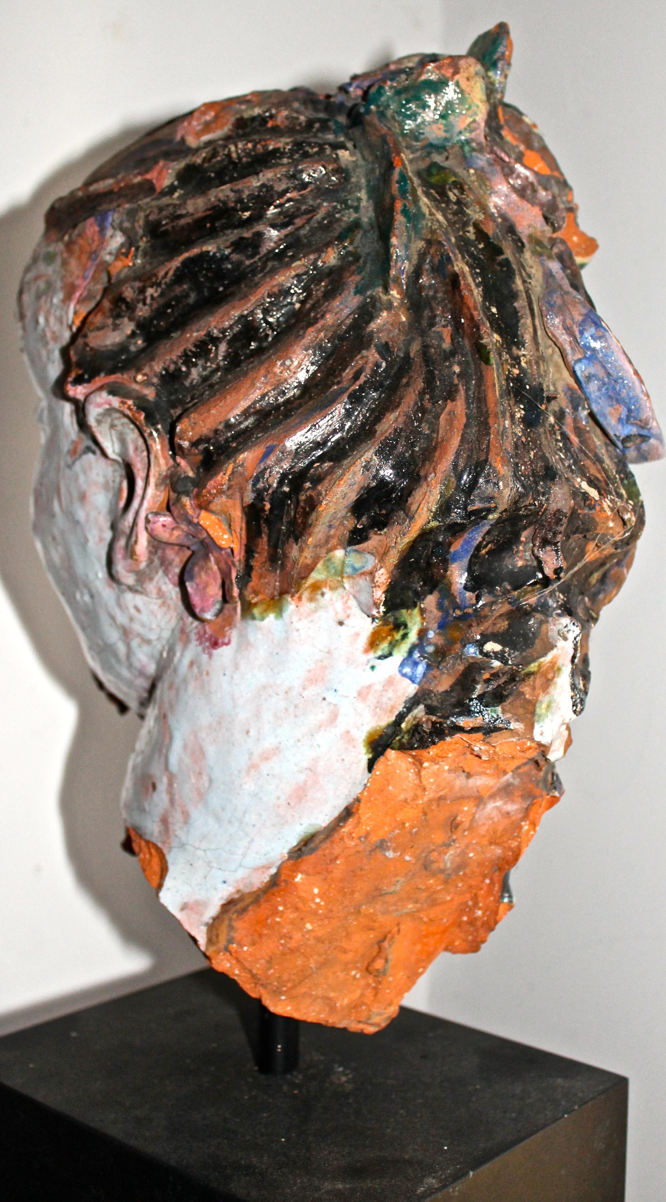 Vally Wieselthier Ceramic Head, Hand from Manhattan Wiener Werkstätte Showroom For Sale 1