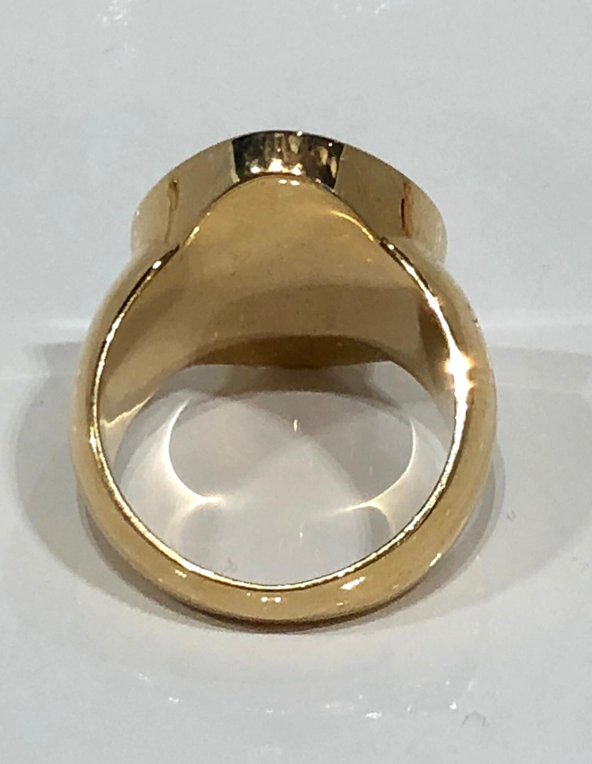 Modern Valmonte 18 Karat Signet Ring, by Martyn Lawrence Bullard For Sale
