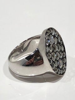 Valmonte Pave Face Diamond Signet Ring, by Martyn Lawrence Bullard