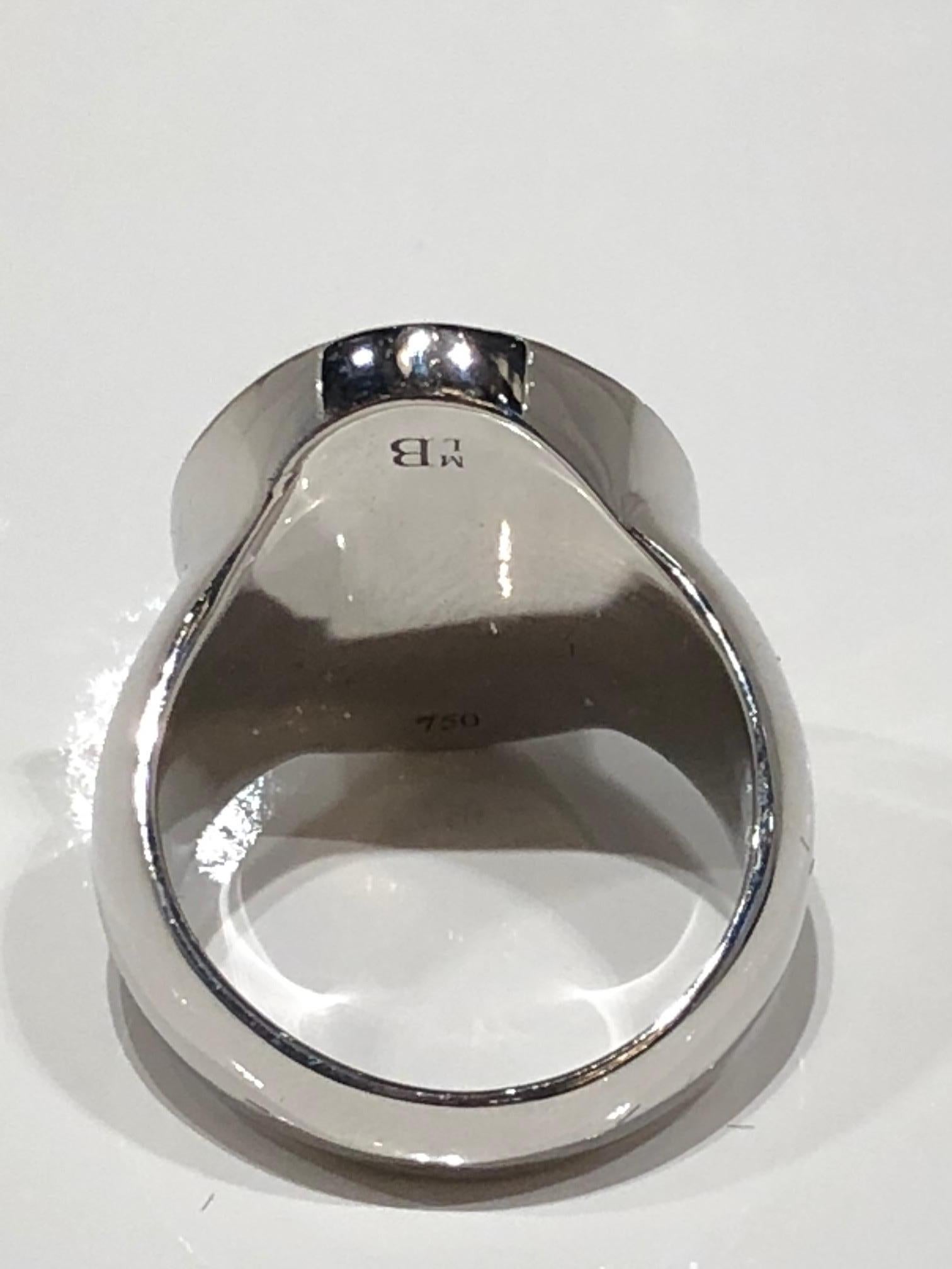 swarovski signet ring