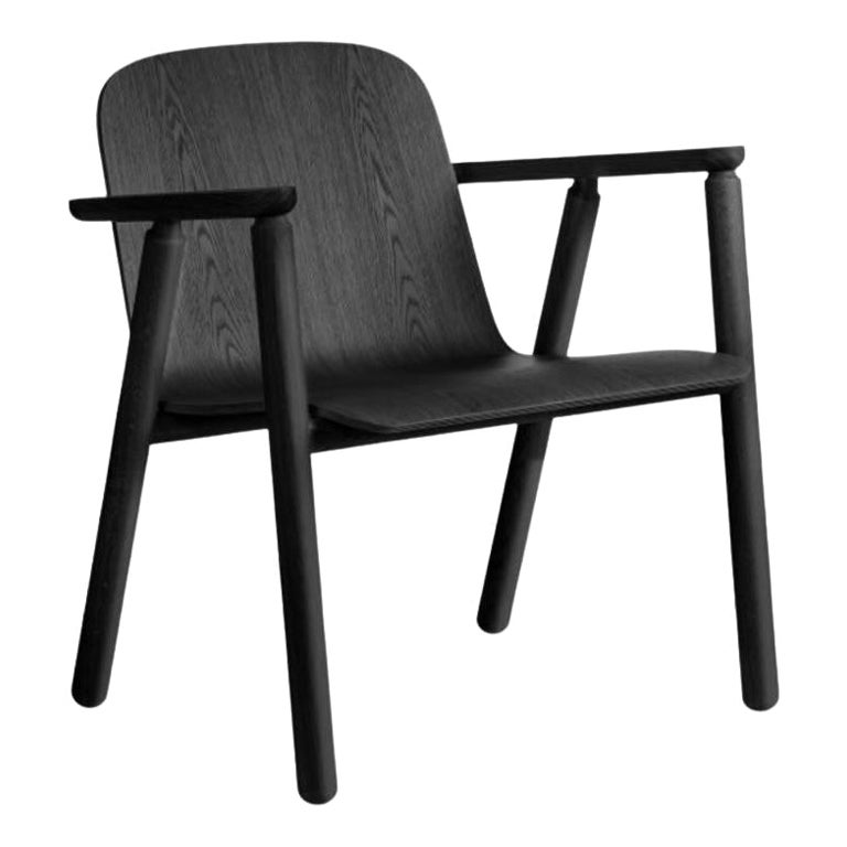 Valo Lounge Chair, Black by Made By Choice For Sale