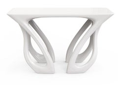 Valora Console Table - Organic Fluid Furniture Art by Michael Sean Stolworthy