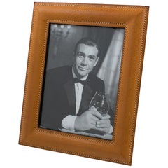 Valstar 1950s Stitched Leather Picture Frame