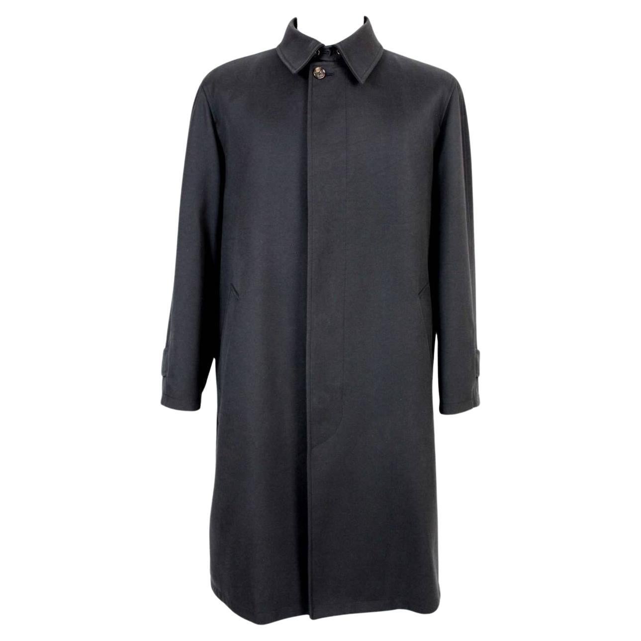 Valstar Gray Wool Long Classic Waterproof Coat 2000s For Sale
