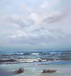 Sea. 1993, masonite, oil, 92.5x85.5 cm