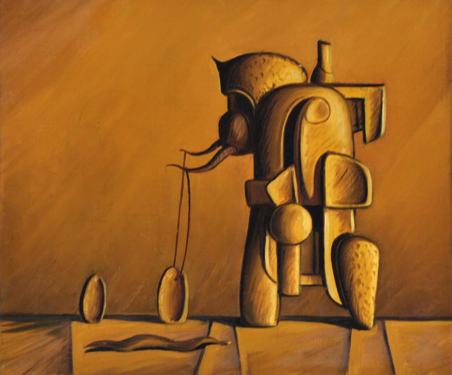 Abstract Painting di Valton Tyler - Ore-T-Ba