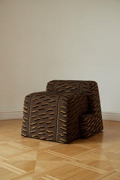 Valun Armchair in Upholstery Fabric by Furn Object