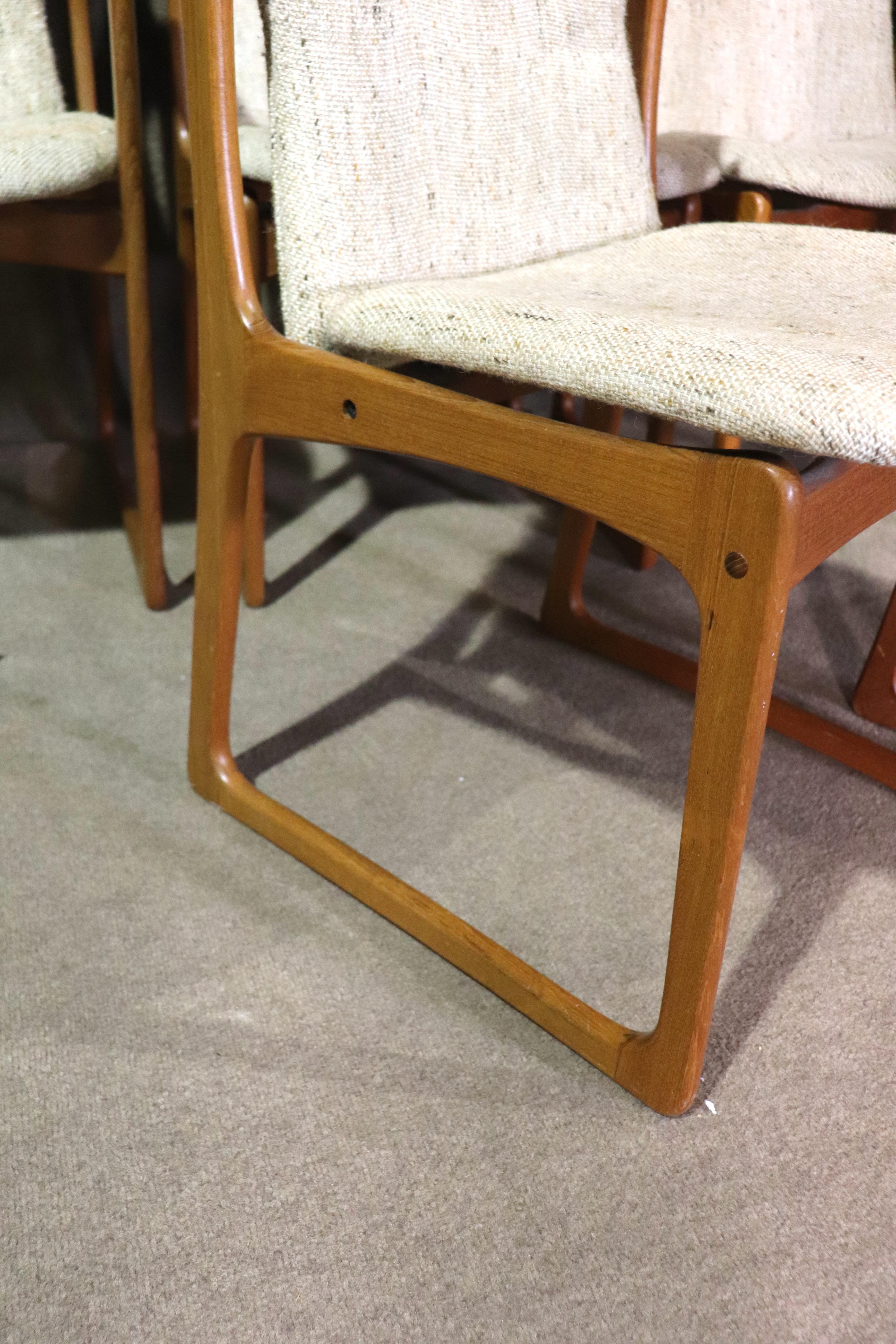 Teak Sedie da pranzo danesi Vamdrup Stolefabrik in vendita