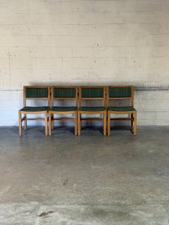 Juego de 4 sillas de comedor Vamdrup Stolefabrik, de roble, estilo moderno de mediados de siglo, años 60
