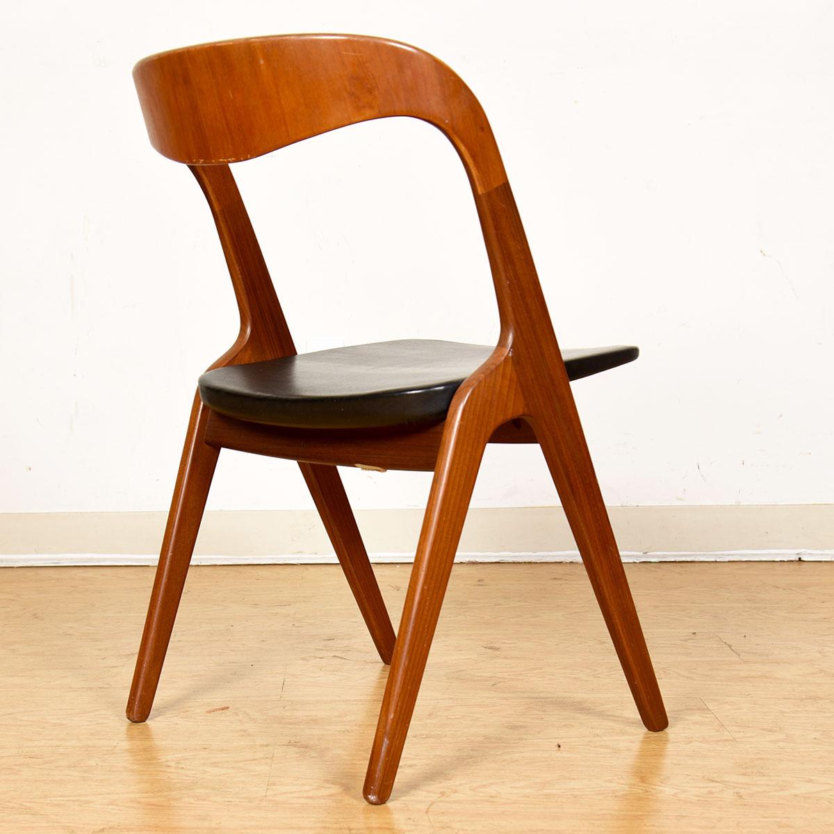 20th Century Vamo Sønderborg Danish Teak Accent Chair by Johannes Andersen For Sale