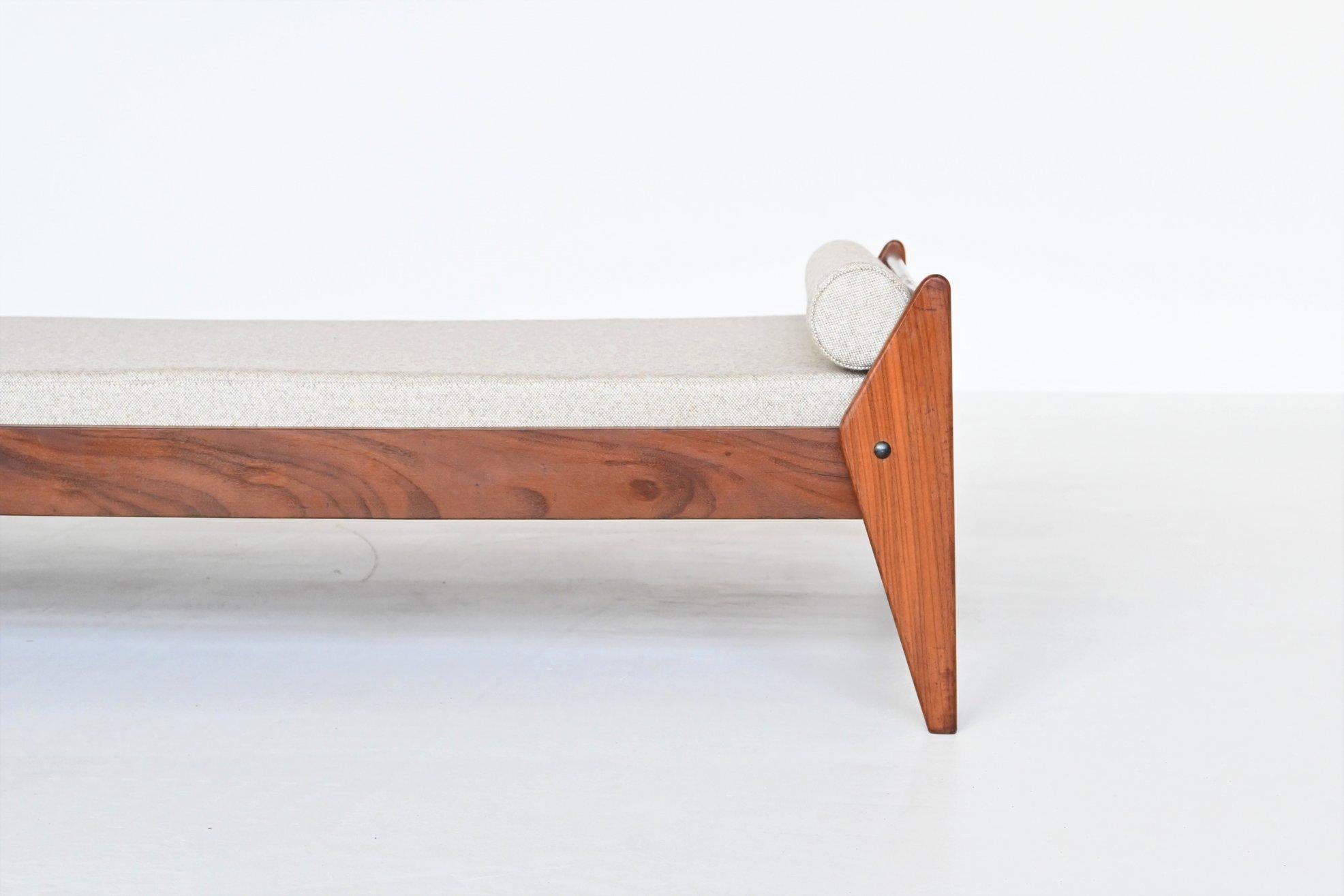 Vamo Sonderborg Teak Daybed, Denmark, 1960 2