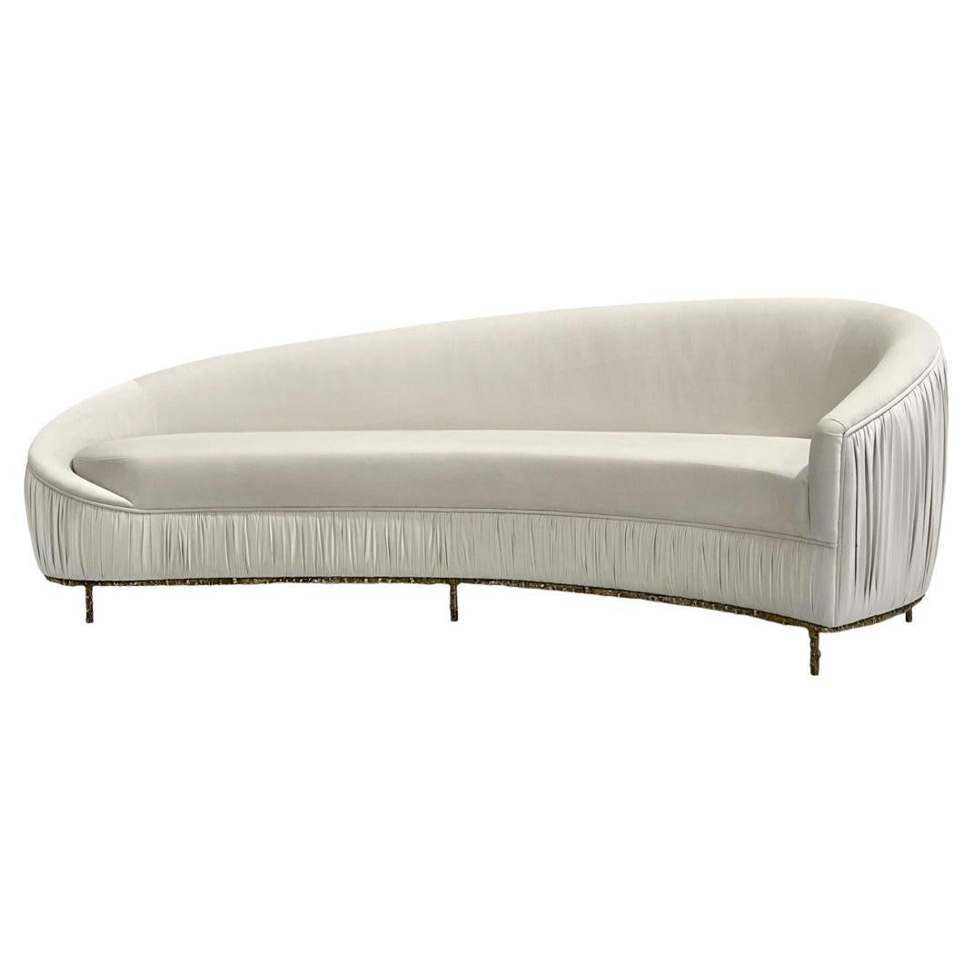 Vamp Curved Sofa For Sale