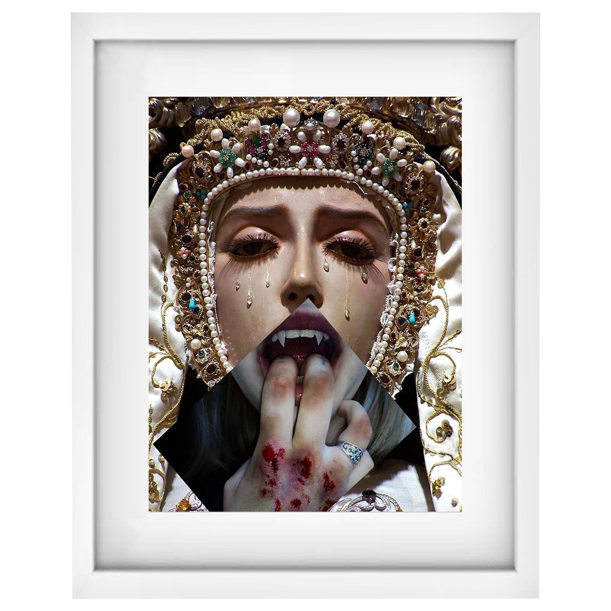 Vampire Virgin Mary Naro Pinosa, "Untitled" Digital Collage, Spain, 2019