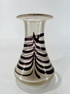 Vamsa Murano glass iridized vase circa 1990