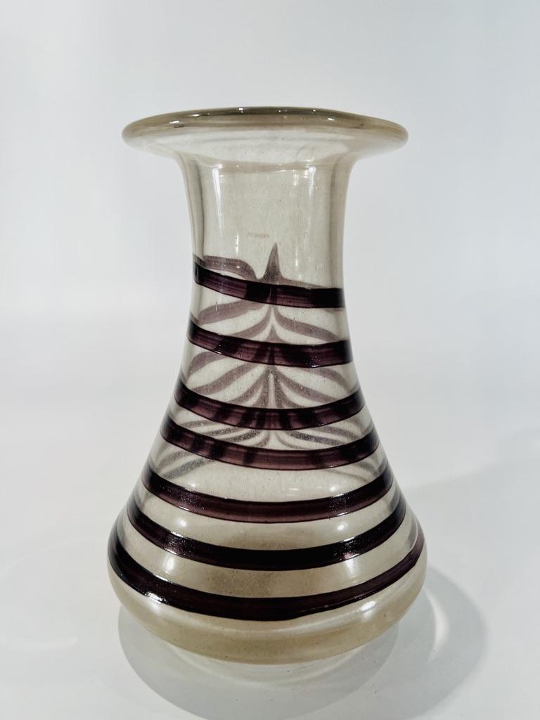 Vamsa Murano glass iridized vase circa 1990 In Good Condition For Sale In Rio De Janeiro, RJ