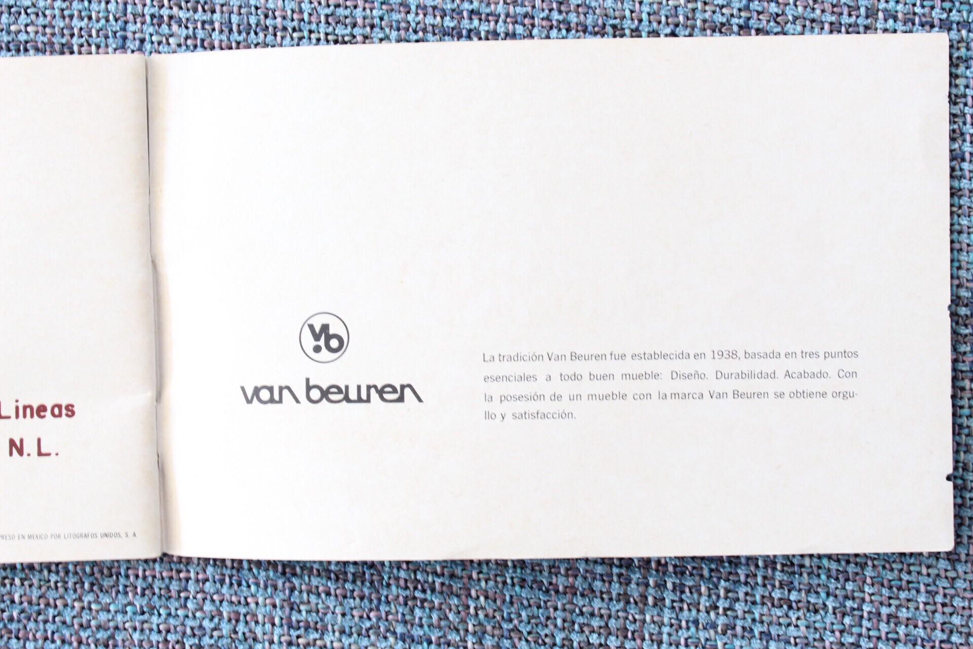 Catalogue de meubles Van Beuren en vente 1