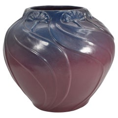 Van Briggle 1915 Vintage Arts And Craft Pottery Mulberry Ceramic Vase 767