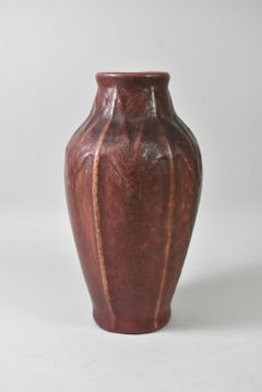 Van Briggle Pottery Vase in Mulberry Persian Rose Matte Glaze