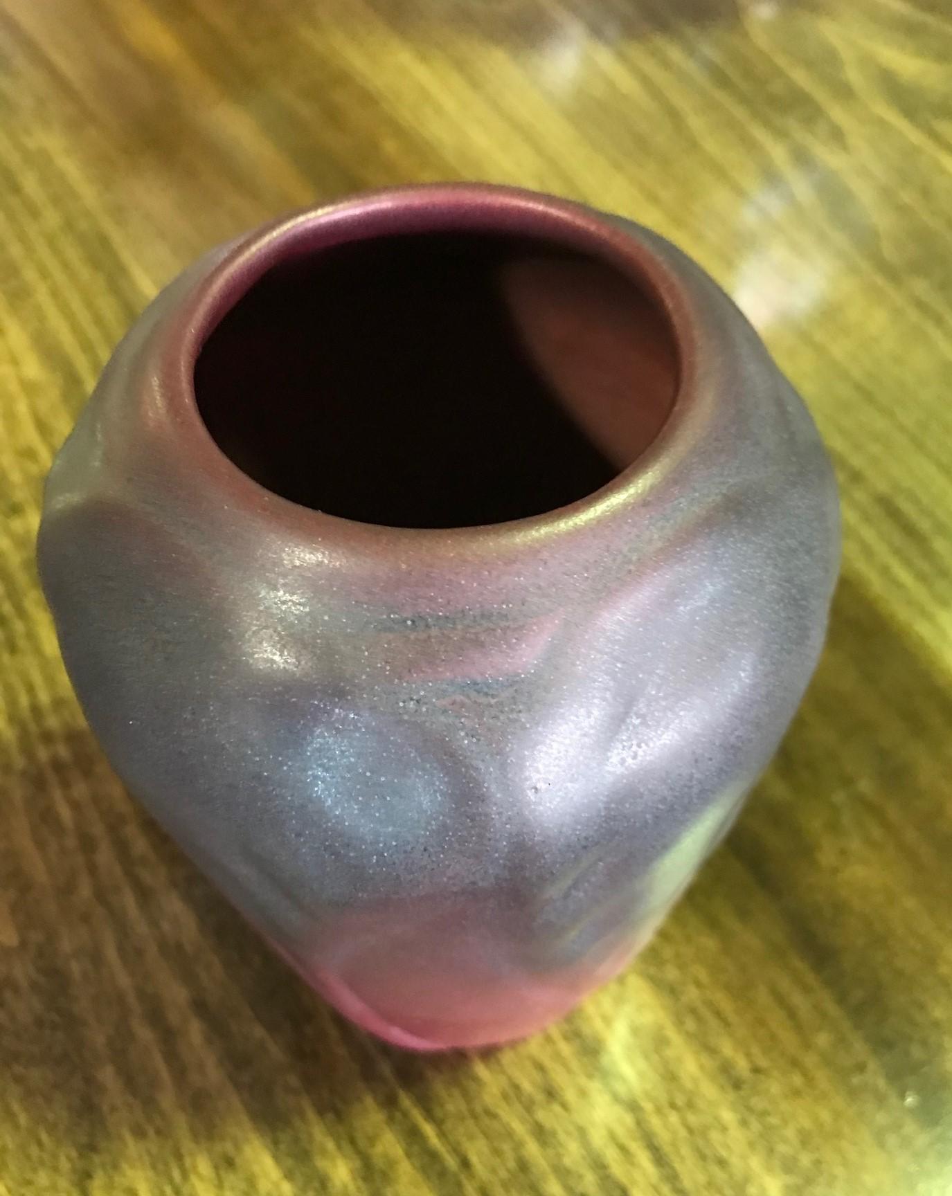 American Van Briggle Signed Art Nouveau Ceramic Pottery Glazed Vase