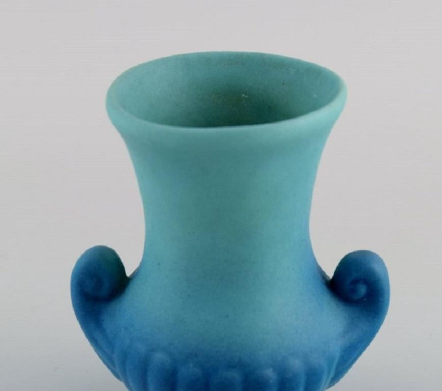 American Van Briggle Unique Vase with Handles in Glazed Ceramics, 1920s/1930s