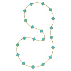 Van Cleeef & Arpels 'Vintage Alhamrba' Turquoise Necklace