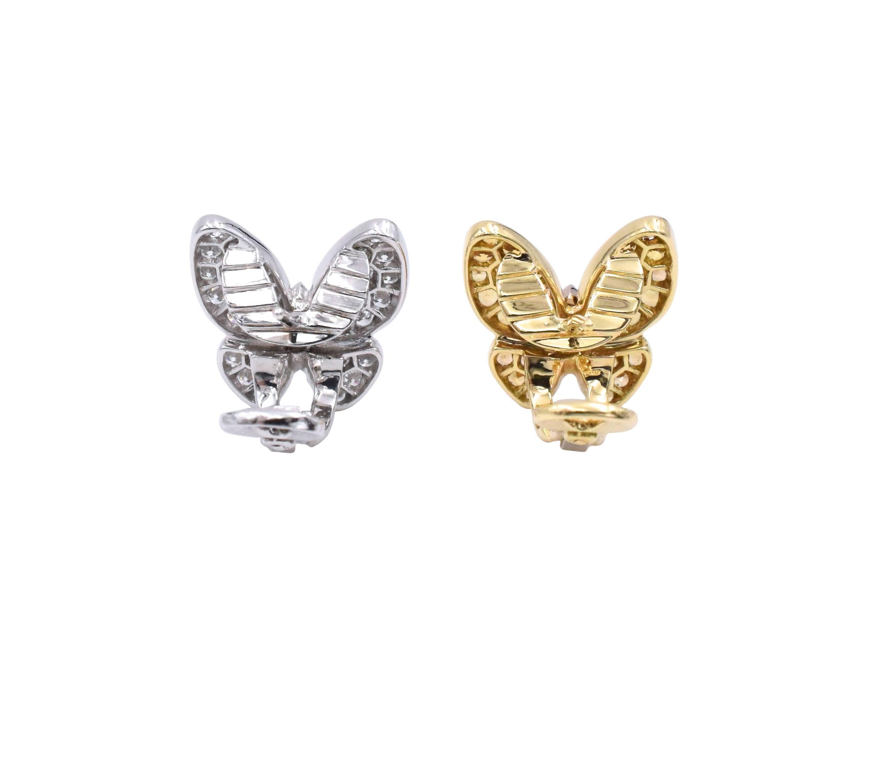 vca butterfly earrings