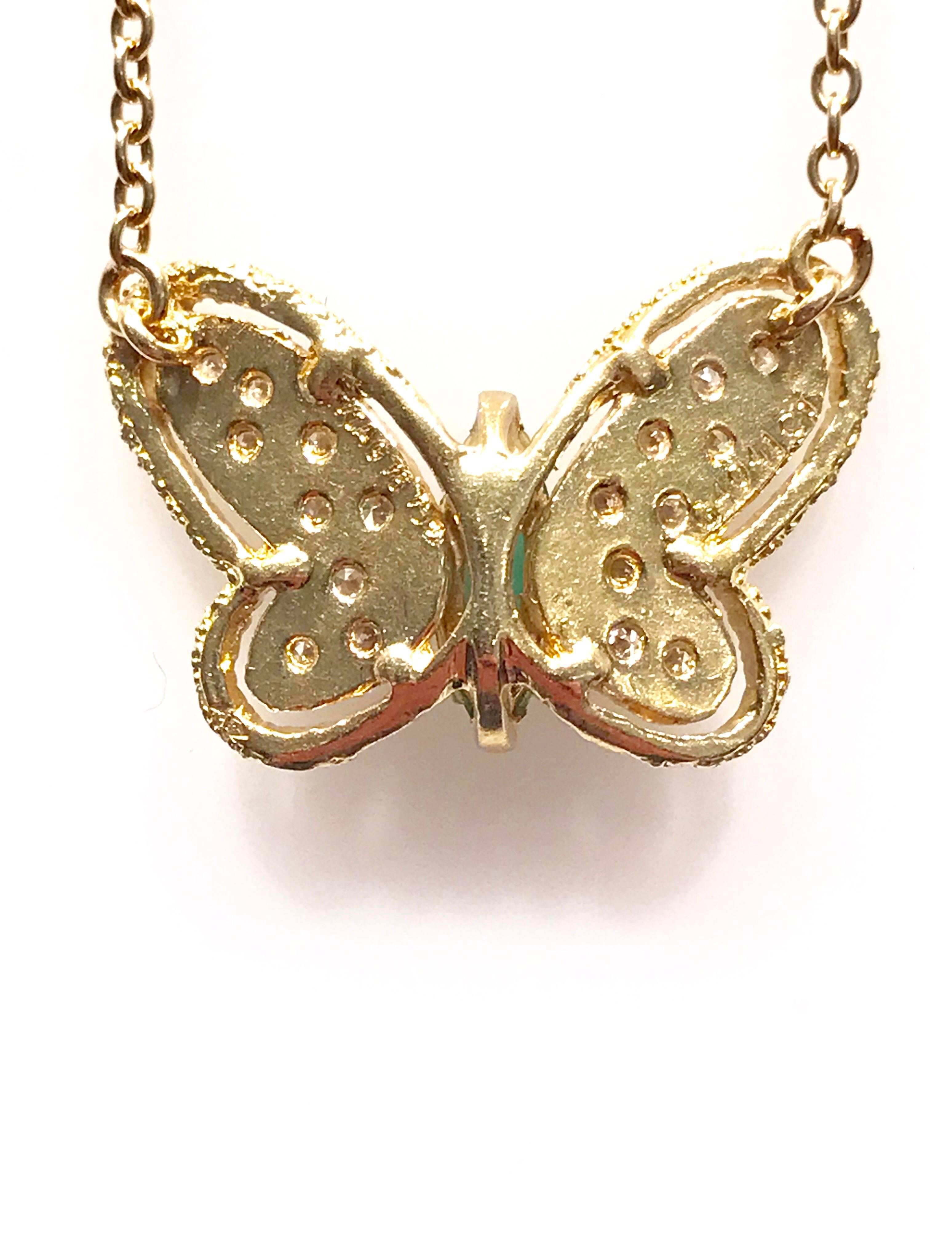 van cleef and arpels butterfly necklace