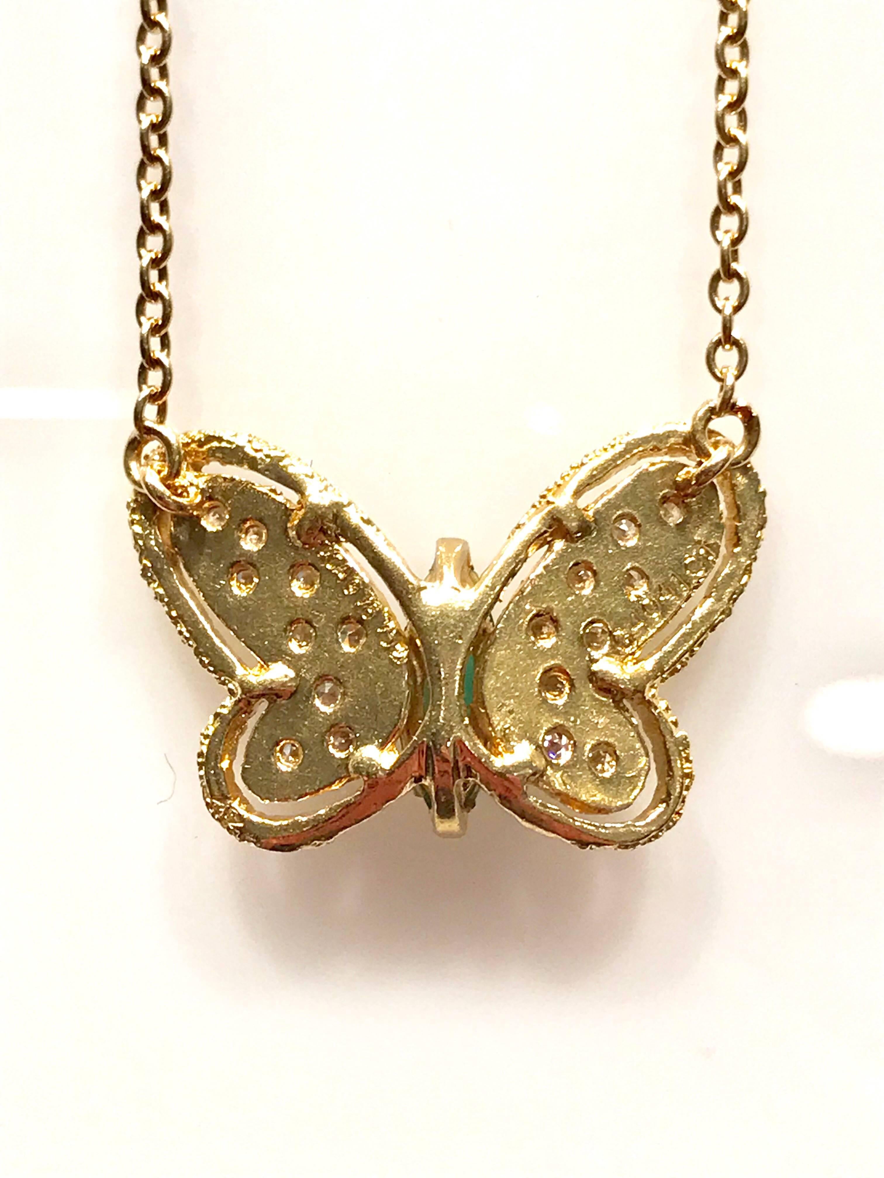 van cleef and arpel butterfly necklace