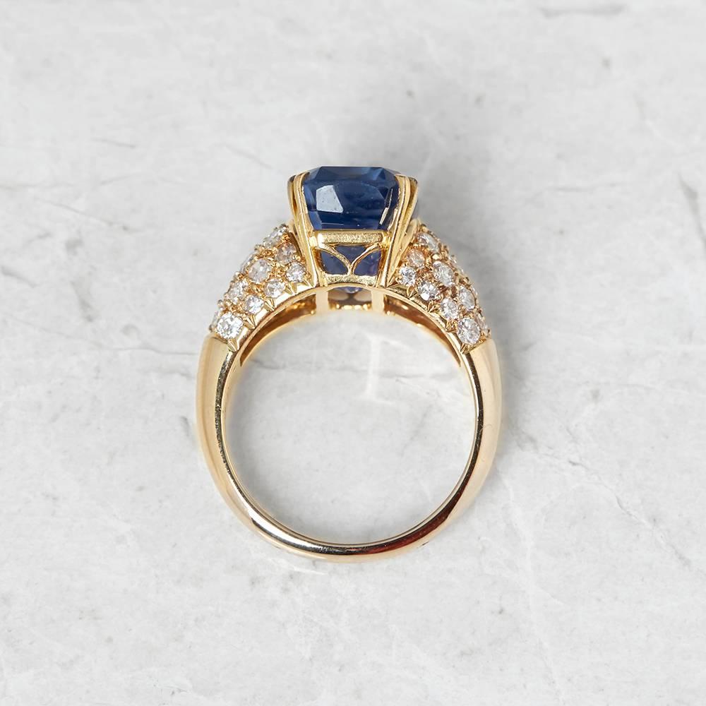 van cleef and arpels blue sapphire ring