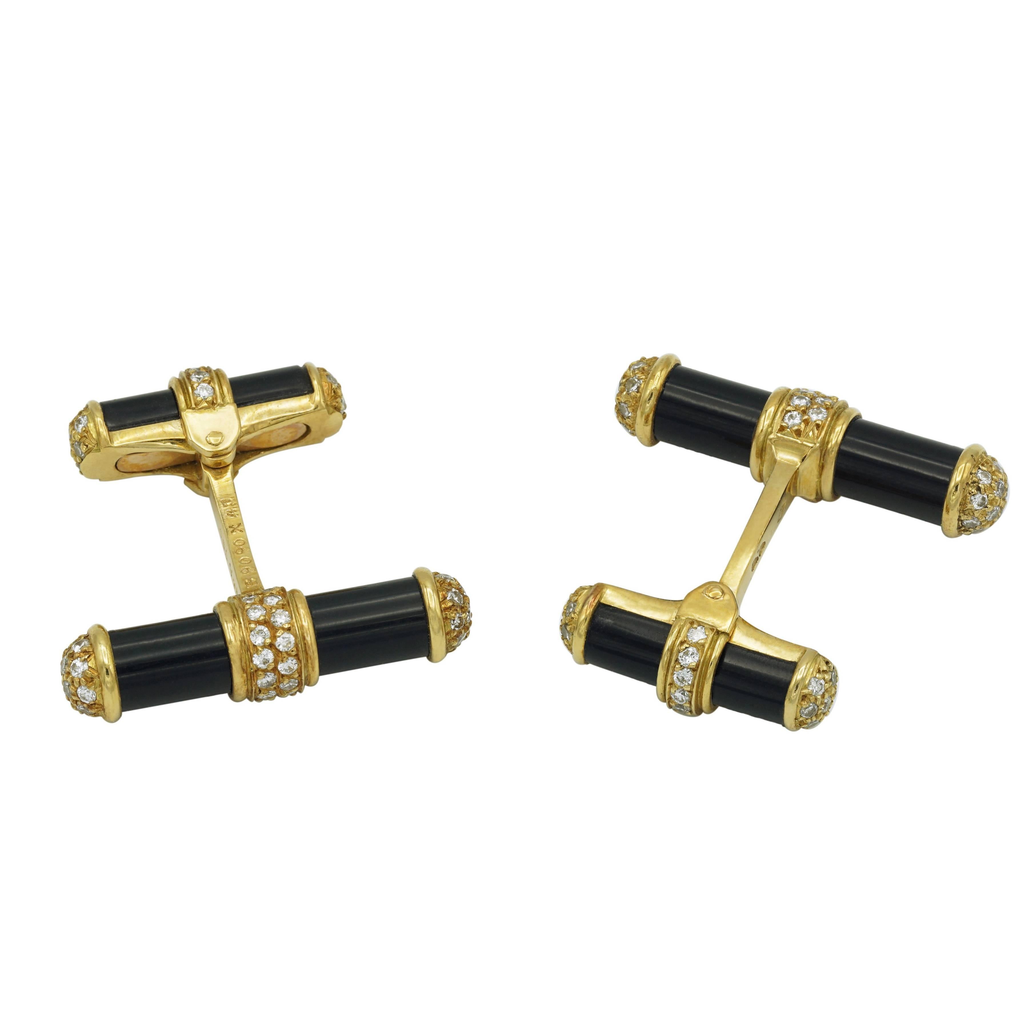 Van Cleef & Arpels Cufflinks Enamel