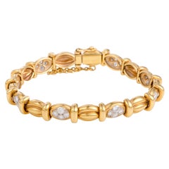 Van Cleef & Arpels Diamond Pave Yellow Gold Bracelet
