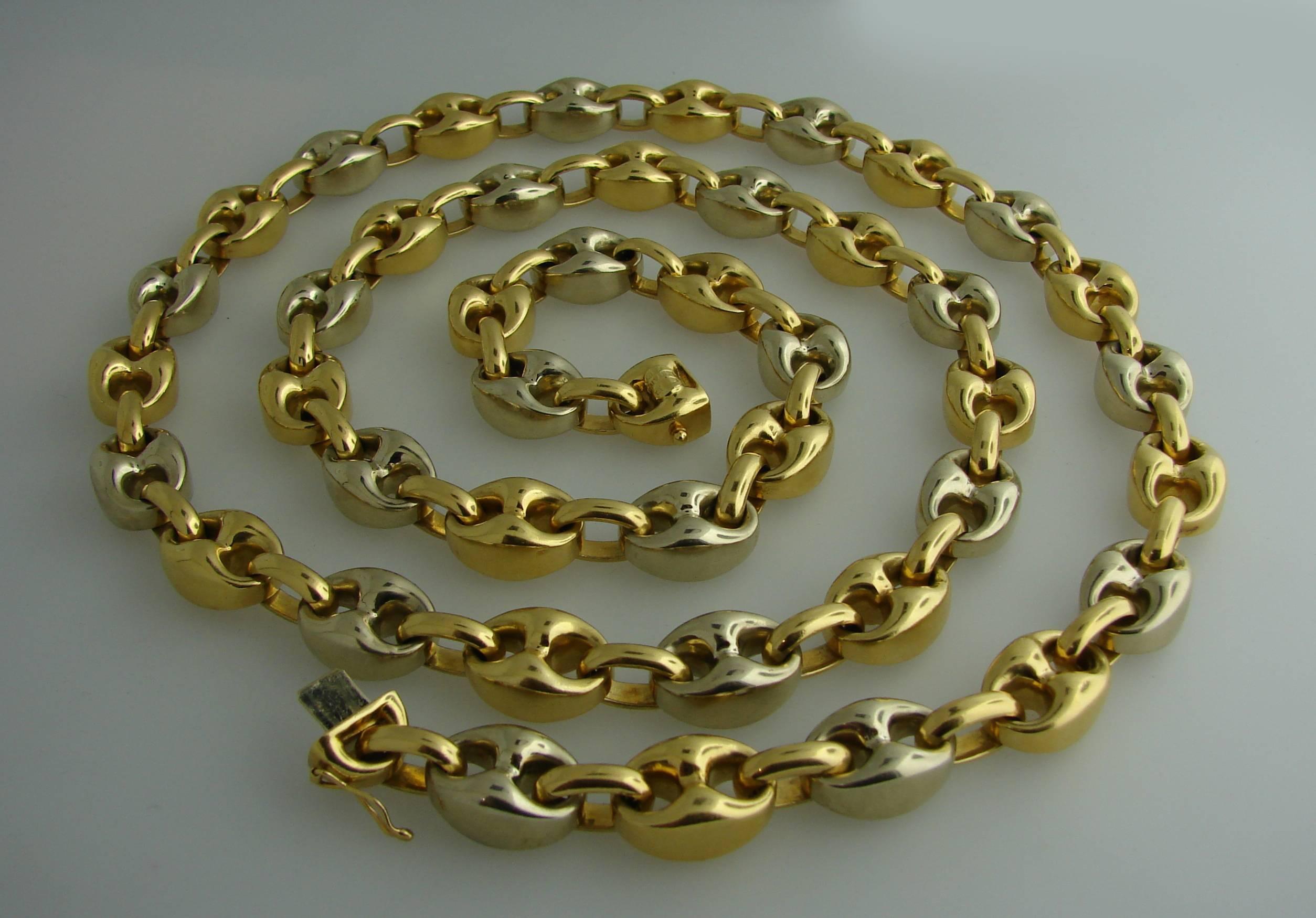 Van Cleef & Arpels Gold Nautical Link Chain Necklace 1