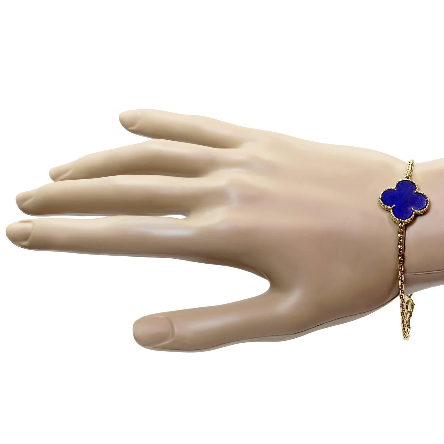 van cleef lapis lazuli bracelet