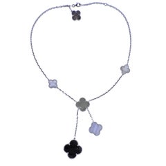Van Cleef & Arpels Magic Alhambra Mother-of-Pearl Chalcedony Necklace