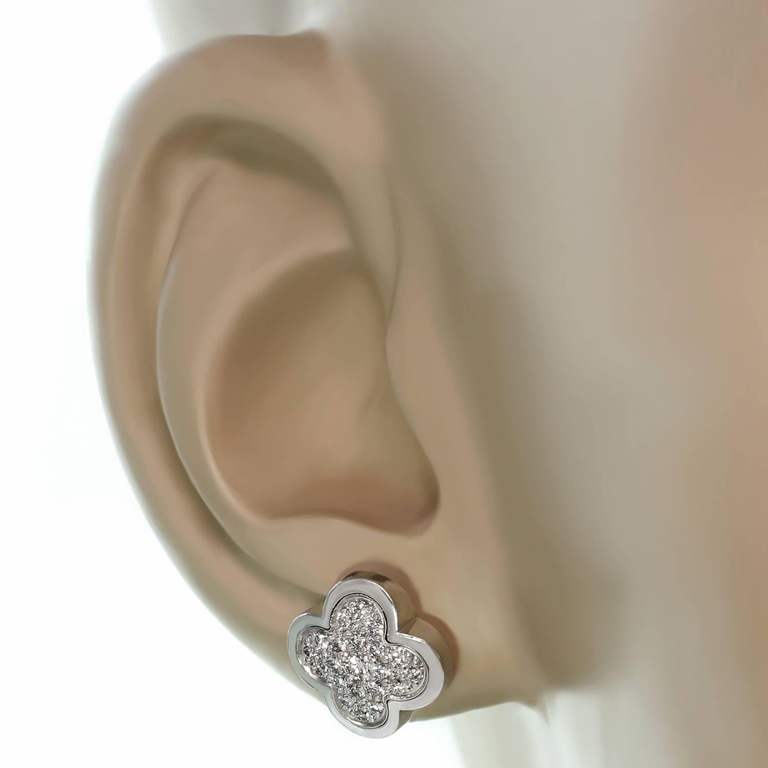 pure alhambra earrings