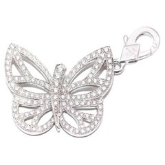 Van Cleef & Arpels 18ct White Gold Diamond Papillon Charm GM