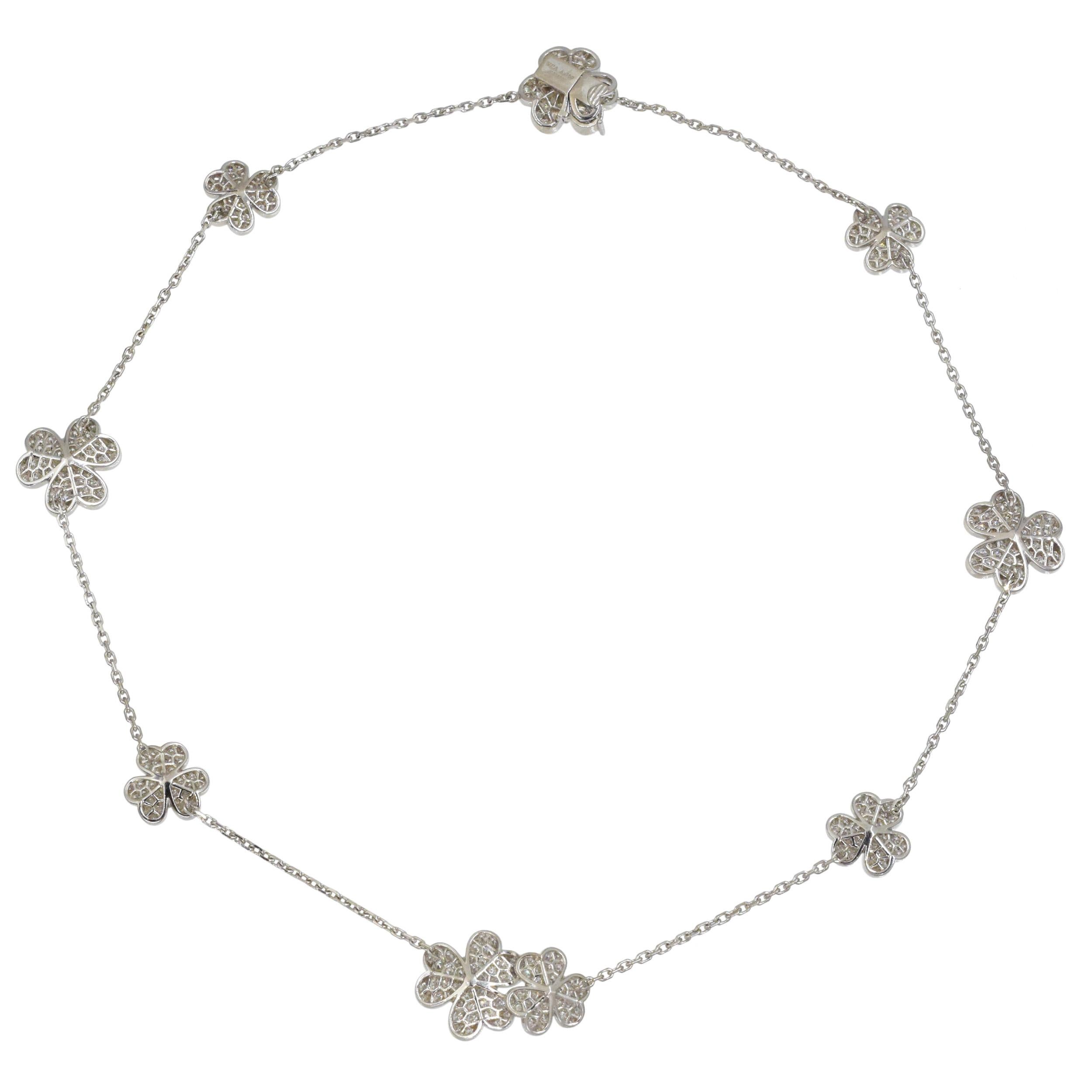 Van Cleef and Aprels Collar Frivole de Diamantes, Pulsera PendientesSet. en venta 2