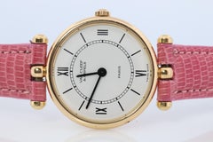 Van Cleef and Arpels 18601 watch. 18k Gold VCA Classique Ladies Watch.