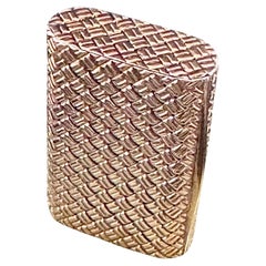 Used Van Cleef And Arpels PillBox 18k Yellow Gold 