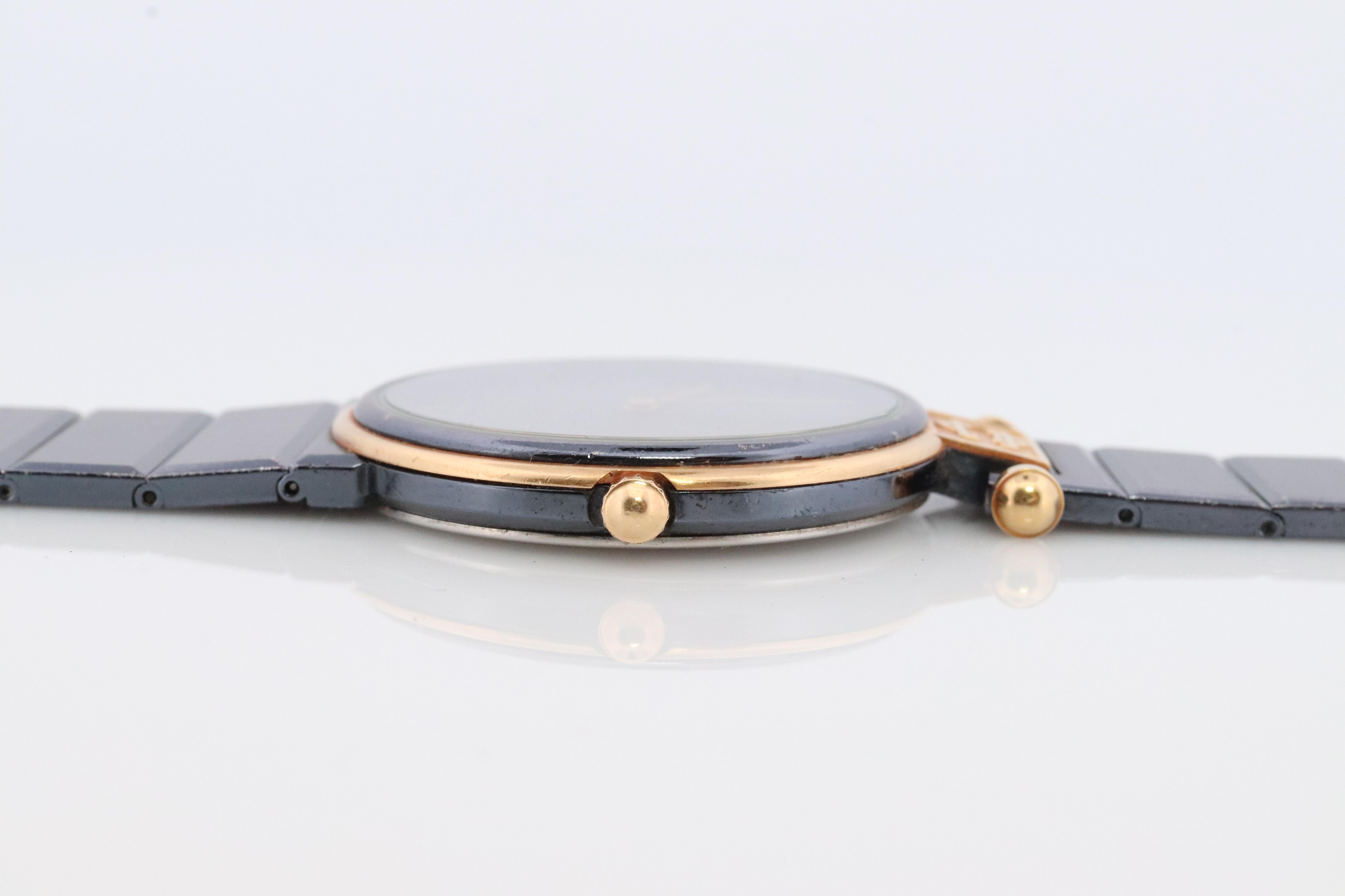 Van Cleef and Arpels 43106 watch. Vintage VCA Ladies 30mm wristwatch. La Collect 1