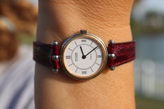 Van Cleef and Arpels 43604 watch. La Collection 18k SS Round 25mm Watch