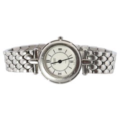 Van Cleef and Arpels 53607 HHS watch. La Collection SS 18k Round 25mm Watch