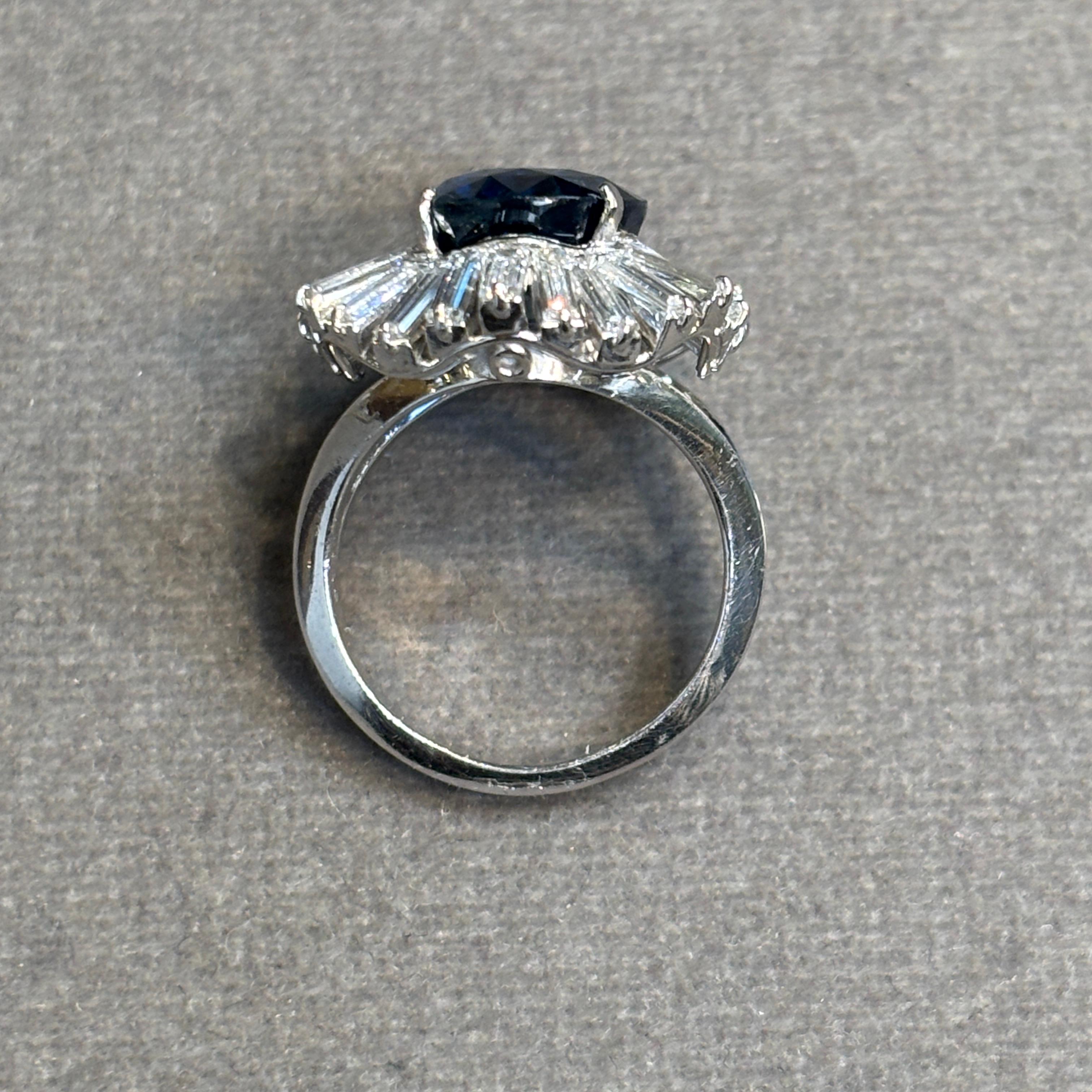 Van Cleef & Arpels Zertifizierter Ballerina-Ring mit natürlichem Saphir im Angebot 5