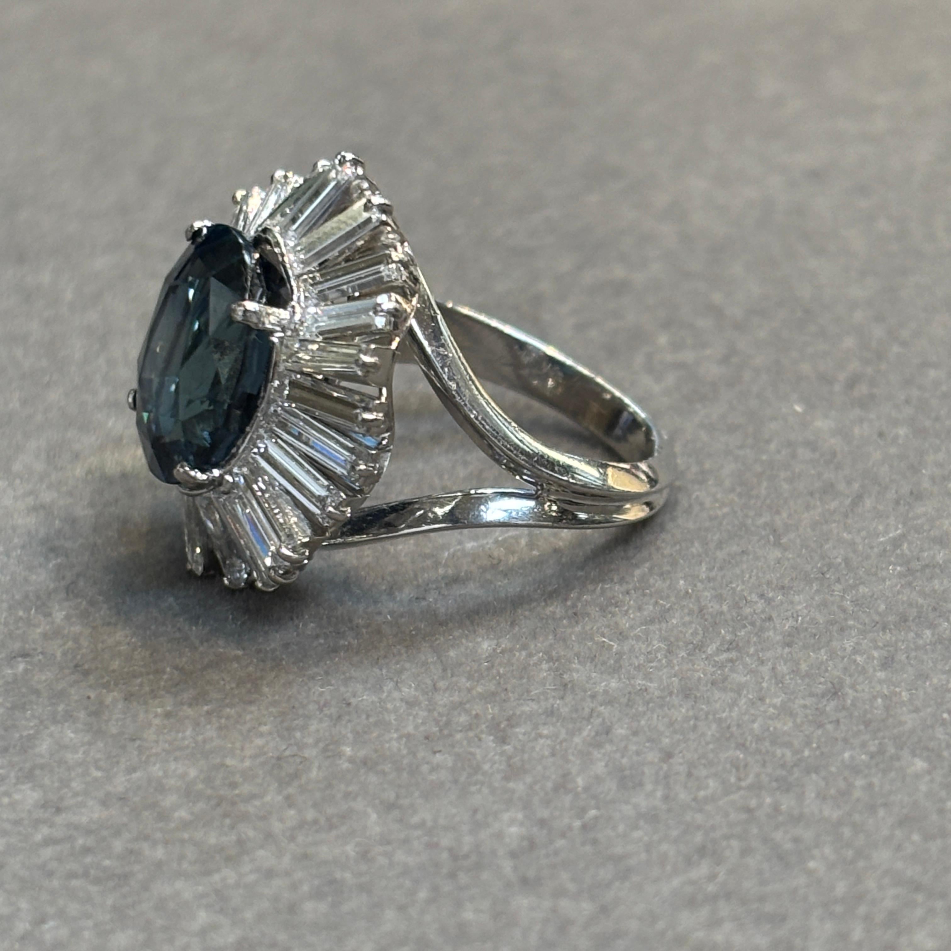 Van Cleef & Arpels Zertifizierter Ballerina-Ring mit natürlichem Saphir im Angebot 1