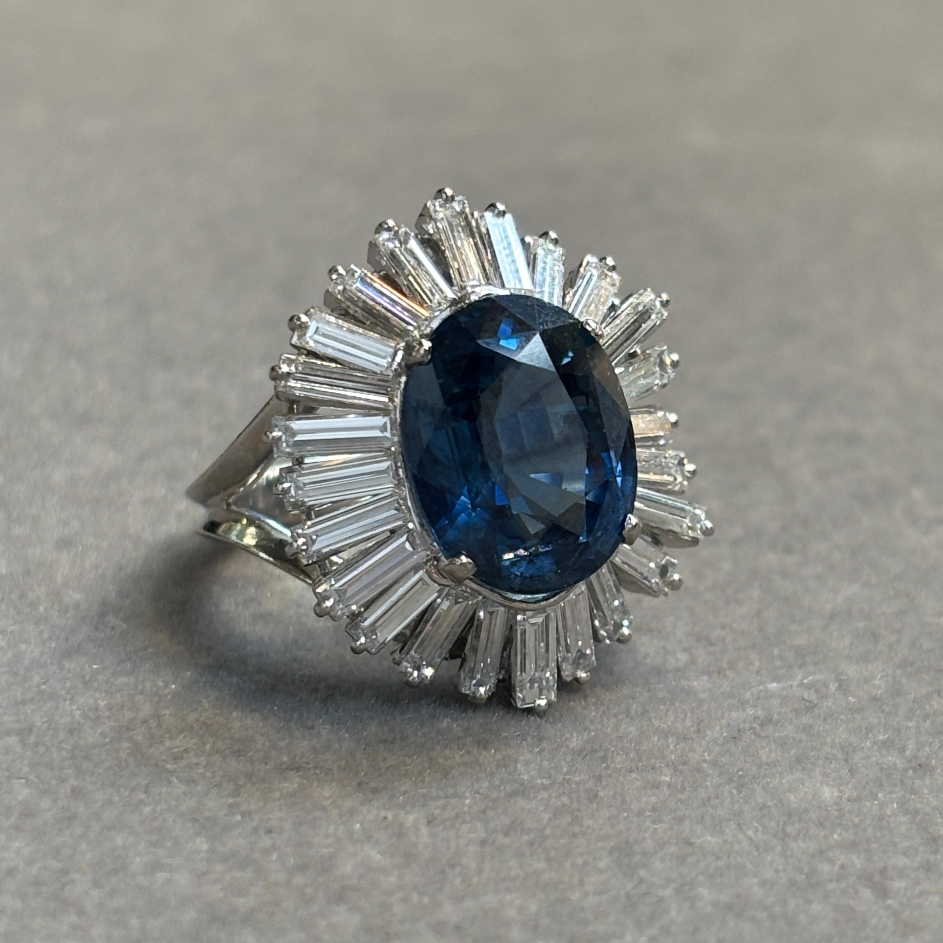 Van Cleef & Arpels Zertifizierter Ballerina-Ring mit natürlichem Saphir im Angebot 3